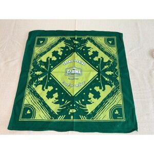 Disney Bandana 20 x 20" Green Fort Wilderness Cast Member Cabins DVC